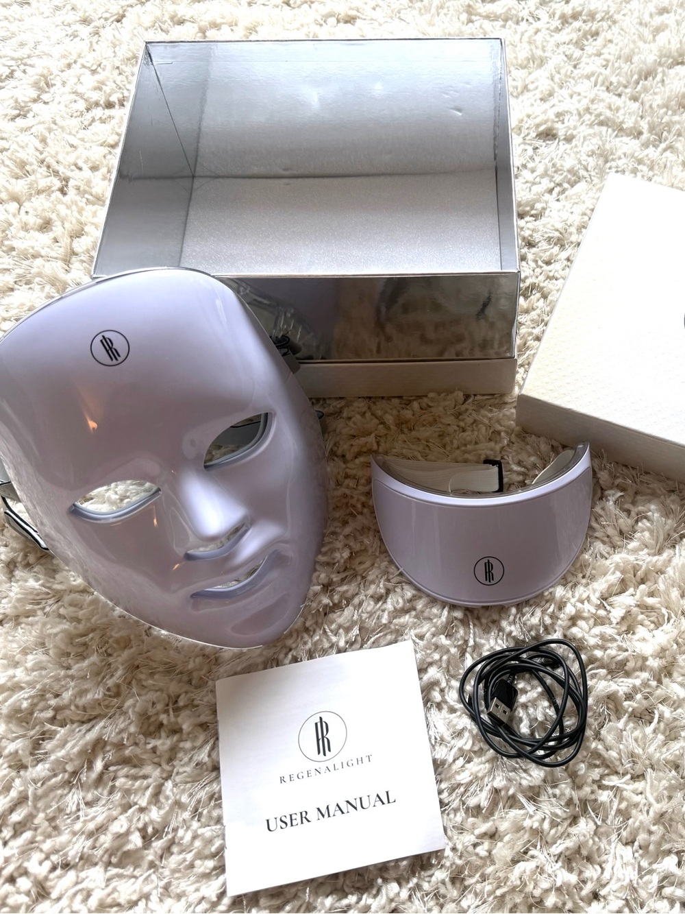 Regenalight LED Face Mask & Neck Device — includes all light colors!